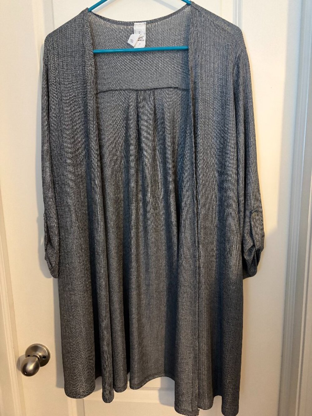 Honeyme Ribbed Gabby Cardigan- Medium